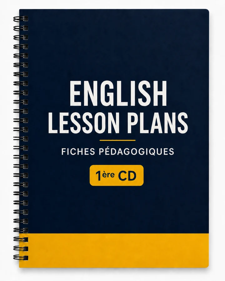 English With Sika lesson-plan cover for 1ère CD