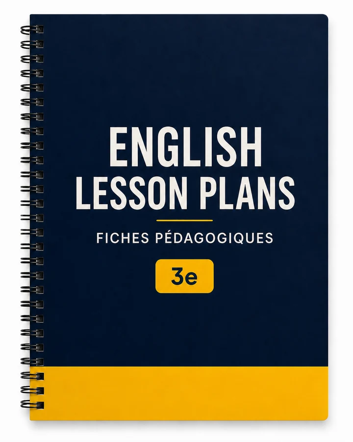 English With Sika lesson-plan cover for 3e