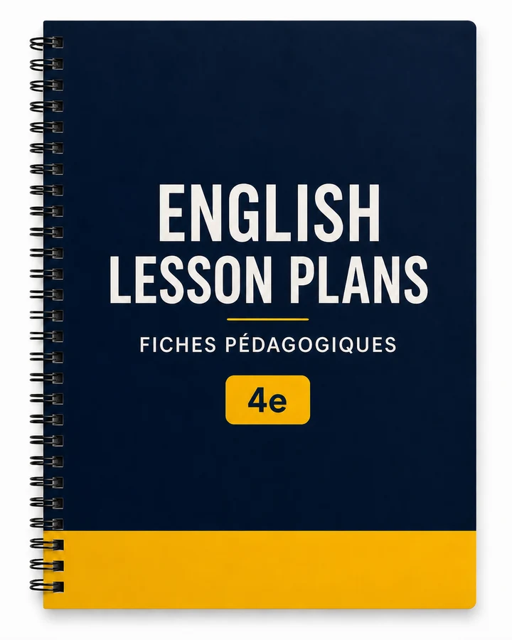 English With Sika lesson-plan cover for 4e